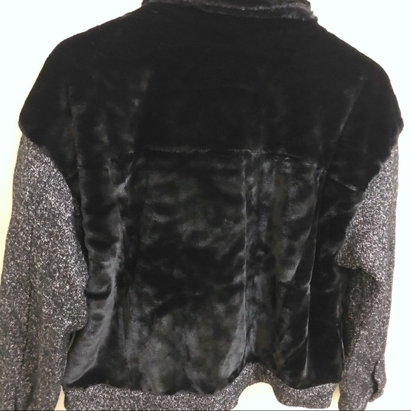 Fate Faux Fur Contrast Coat Size L - Picture 5 of 8